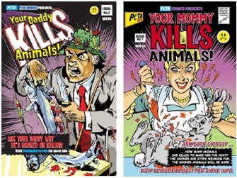 페타의 동물보호 포스터