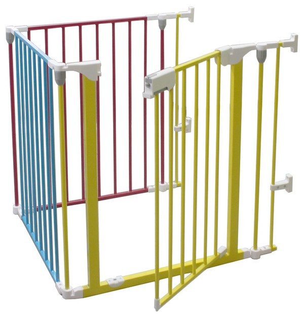 키워보리 레인보우 접이식 다용도 안전문 3각. 사진 CM코리아