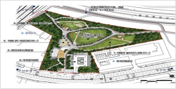 경기 고양시 일산서구 반려동물 공원 조성 계획도. 자료 고양시