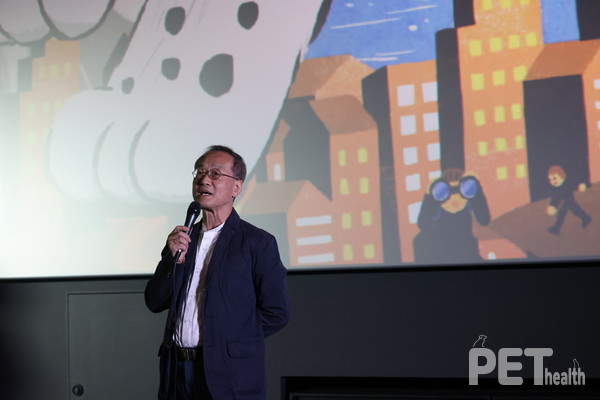 축사하는 최재천 이화여대 석좌교수. 사진 동물권행동 카라