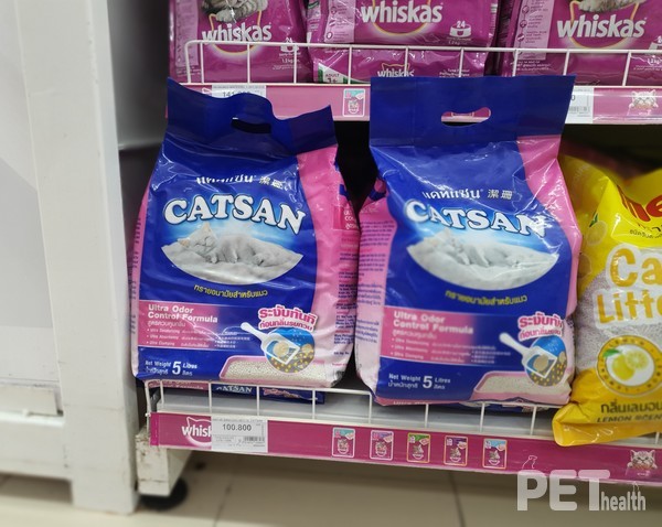캣산 고양이 모래. ⓒ펫헬스