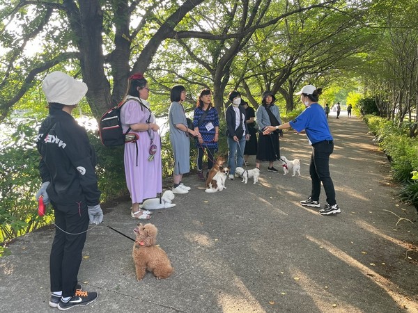 반려동물과 함께하는 시민 산책교실. 사진 순천시
