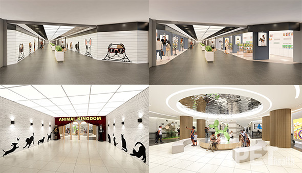 반려동물 전문 Park Mall ‘HOWWE’ 조성 예상도. 사진 신라대학교