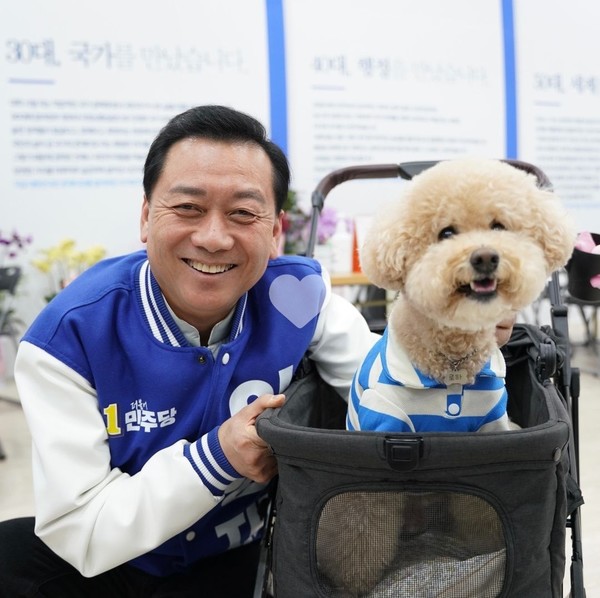 [사진=이광재 후보 SNS 캡처]