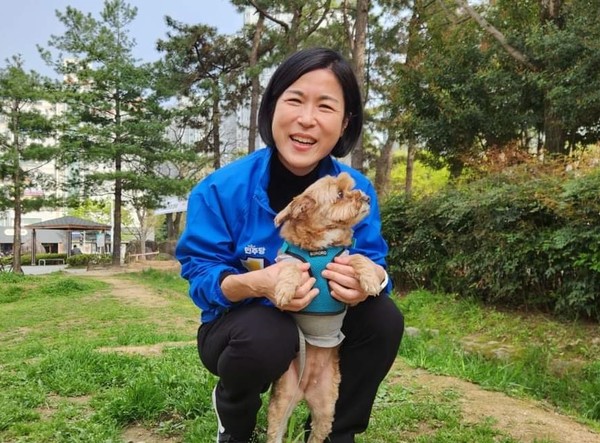 [사진=정명희 후보 SNS 캡처]