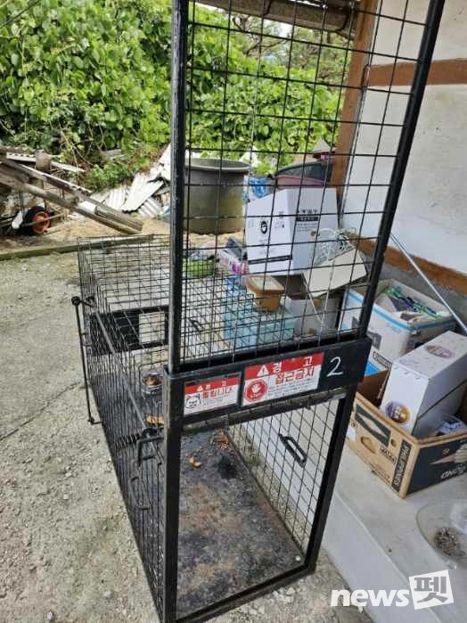 포획틀. 사진 정읍시