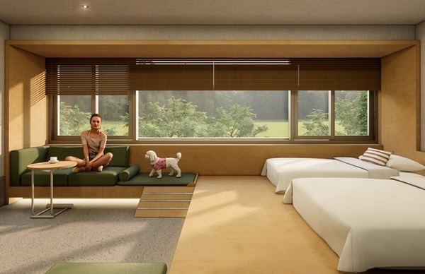 키녹 객실 조감도. 사진 교원그룹 제공