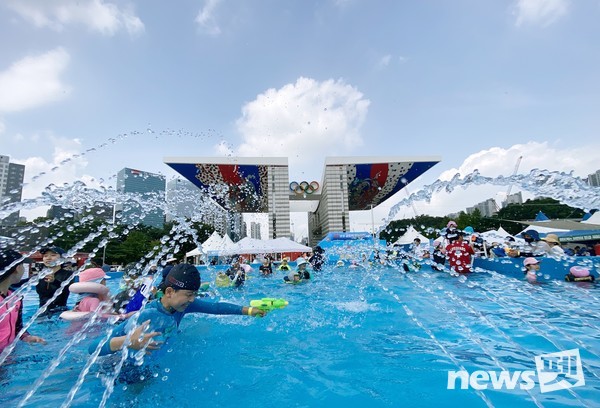 올림픽 물놀이장 모습. 사진 송파구