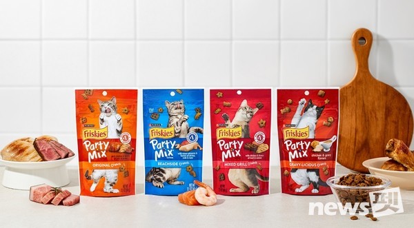 네슬레 퓨리나 ‘파티믹스’ 4종. [사진=네슬레 퓨리나]