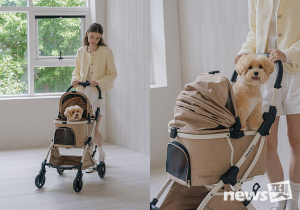 리카리카(likalika) ‘올데이 라이트 일체형 유모차' 2세대 모델 출시. 사진 리카리카